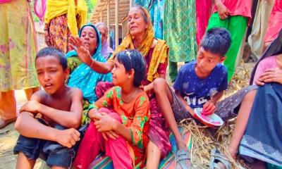 চাঁদা না দেয়ায় দিনমজুরকে কুপিয়ে জখম