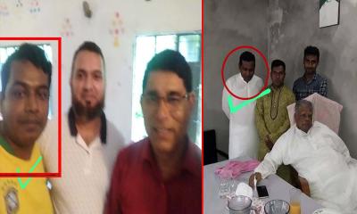 ঝালকাঠিতে বিএনপি নেতার বাড়ি থেকে যুবলীগ নেতা গ্রেফতার