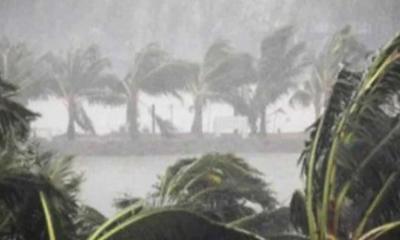 সকালের মধ্যে ৮০ কিলোমিটার বেগে ঝড়ের পূর্বাভাস