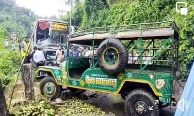 খাগড়াছড়িতে সড়ক দুর্ঘটনায় জীপ চালক নিহত