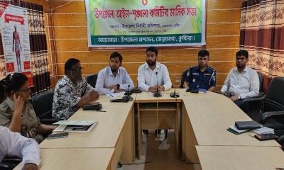 ভেড়ামারায় উপজেলা আইনশৃঙ্খলা কমিটির মাসিক সভা