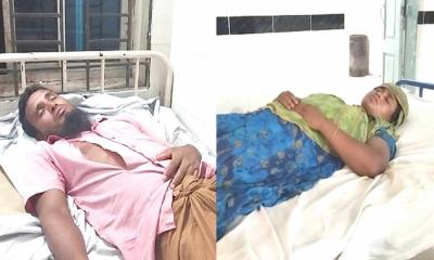 হাতীবান্ধায় জমি সংক্রান্ত বিরোধে স্বামী-স্ত্রীকে মারধর