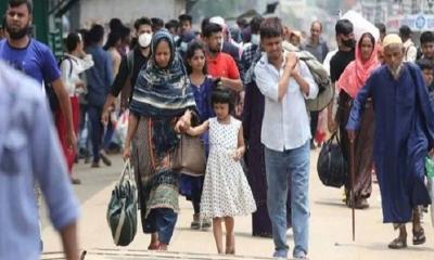 ছুটি কাটিয়ে রাজধানীতে ফিরছে মানুষ, বাড়িতেও যাচ্ছেন অনেকে