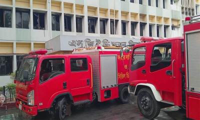দিনাজপুরে এলজিইডি ভবনে আগুন
