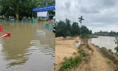 ময়মনসিংহে টানা বৃষ্টিতে জলাবদ্ধতা ও আকস্মিক বন্যা: দুর্ভোগে লাখো মানুষ