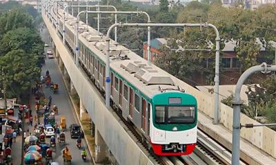 উত্তরা-মতিঝিল রুটে মেট্রোরেল চলবে রাত ৮টা পর্যন্ত