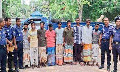 টাঙ্গাইলে দুর্ধর্ষ ডাকাতি, ৯ ডাকাত গ্রেপ্তার