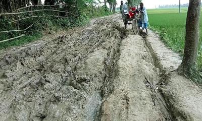 নন্দীগ্রামে উন্নয়ন বঞ্চিত একটি গ্রামের মানুষ