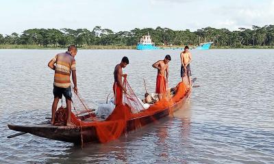 ঝালকাঠিতে ৩৩৬ অভিযানে দেড়কোটি টাকার জাল জব্দ