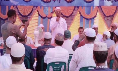নেত্রকোণায় জেলা বিএনপির আহ্বায়কের গণসংযোগ