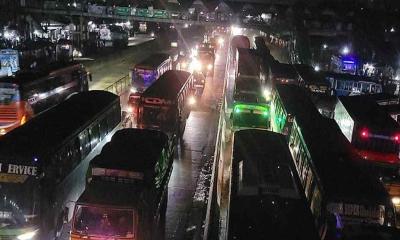 ঢাকা-চট্টগ্রাম মহাসড়কে ৭ কিলোমিটার যানজট