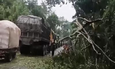 ফরিদপুরে কালবৈশাখী ঘুর্ণিঝড়ে ব্যাপক ক্ষতি