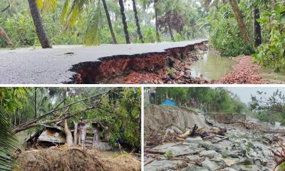 বিষখালী নদীগর্ভে ঘর-বাড়ি বিলীন, হাজারো পরিবার নিঃস্ব