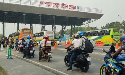 পদ্মা সেতুতে একদিনে প্রায় ৫ কোটি টাকা টোল আদায়ের রেকর্ড