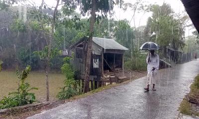 তীব্র গরমের পর কলাপাড়ায় স্বস্তির বৃষ্টি