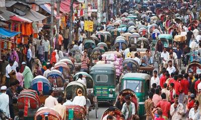 দেশের মোট জনসংখ্যা ১৬ কোটি ৯৮ লাখ