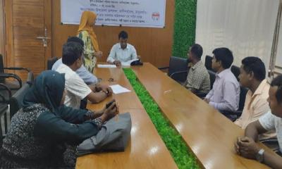 রাণীশংকৈলে গ্রাম আদালত পর্যালোচনা ও করণীয় শীর্ষক সমন্বয় সভা
