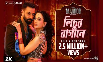 তাণ্ডবে ‘ফোক রোমান্টিক গানে’, প্রথমবার শাকিবের সঙ্গে সাবিলা নূর