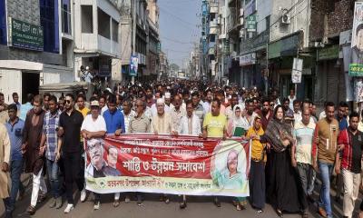 অভয়নগরে আওয়ামী লীগের শান্তি সমাবেশ ও মিছিল অনুষ্ঠিত