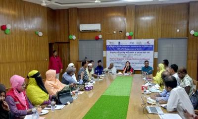 চরফ্যাসনে ঘূর্ণিঝড়ে ক্ষতিগ্রস্ত পরিবারকে সহায়তা প্রকল্পের অবহিতকরণ সভা