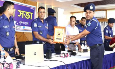 ফরিদপুরের শ্রেষ্ঠ ওসি মাহমুদুল হাসান