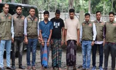 ঢাকা-টাঙ্গাইল মহাসড়কে বাসে ডাকাতির ঘটনায় গ্রেপ্তার ৩