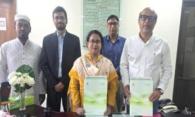 ঢাকা দক্ষিণ সিটি ও টেলিটকের মধ্যে চুক্তি স্বাক্ষর