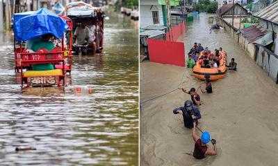 ভারি বৃষ্টি ও বন্যায় বিপর্যস্ত উত্তর-পূর্ব ভারত, নিহত অন্তত ৩০