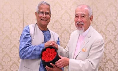 ড. ইউনূসের সঙ্গে নিপ্পন ফাউন্ডেশন প্রধানের সাক্ষাৎ