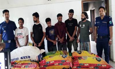 সিলেটে কুরিয়ার ভ্যান ডাকাতি, গ্রেফতার ৬