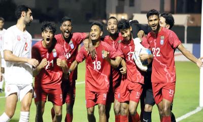 বাহরাইনে লিড নিয়েও হারল বাংলাদেশ