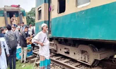 যমুনা এক্সপ্রেস বিমানবন্দর স্টেশনের কাছে লাইনচ্যুত