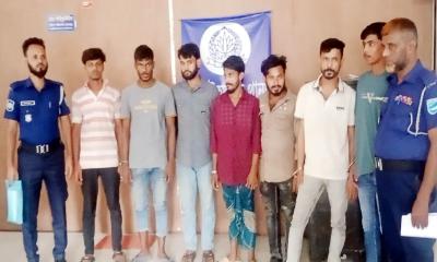 আড়াইহাজারে হত্যা মামলার আসামিসহ গ্রেফতার ৭