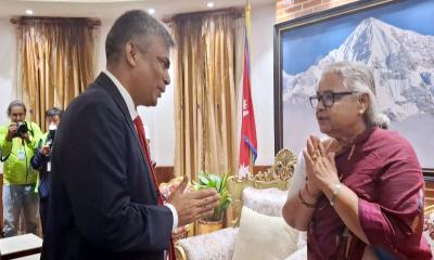 নেপালের অন্তর্বর্তী প্রধানমন্ত্রীর শপথ অনুষ্ঠানে বাংলাদেশের রাষ্ট্রদূত