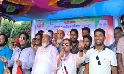 বাঞ্ছারামপুরে বিএনপির ৪৭তম প্রতিষ্ঠাবার্ষিকীতে আনন্দ মিছিল