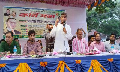 দেবীগঞ্জে পৌর স্বেচ্ছাসেবক দলের কর্মীসভা