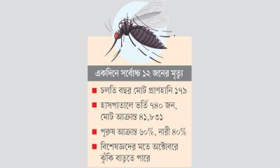 ডেঙ্গুতে রেকর্ড মৃত্যু