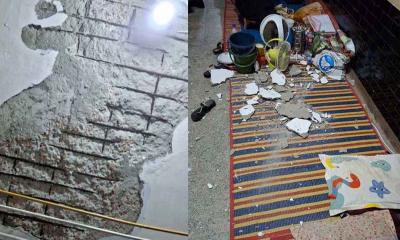 ঢাকা মেডিকেলের ছাদের পলেস্তারা পড়ে রোগী আহত