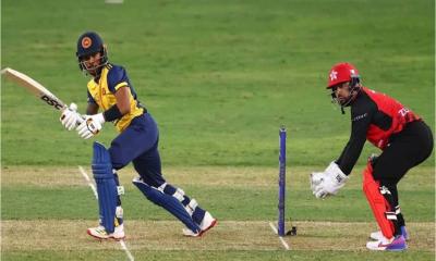 হংকংকে হারিয়ে সুপার ফোরে শ্রীলঙ্কা