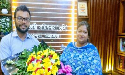 কেন্দুয়ায় নবাগত সহকারী কমিশনারের যোগদান