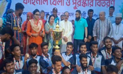 মানিকগঞ্জ জেলা প্রশাসন কাপ ফুটবল টুর্নামেন্টে সদর উপজেলা জয়ী