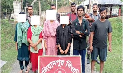 মহেশপুর সীমান্তে ১০ বাংলাদেশি আটক, ভারতীয় মদ জব্দ
