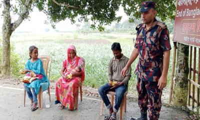 মুজিবনগর সীমান্তে শিশুসহ একই পরিবারের চার জনকে পুশব্যাক