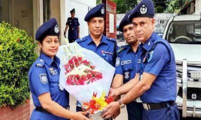 পলাশবাড়ী থানা পরিদর্শন করলেন পুলিশ সুপার নিশাত এ্যঞ্জেলা