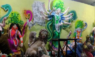 টাঙ্গাইলে ১২৪৭টি মণ্ডপে চলছে দুর্গাপূজার প্রস্তুতি