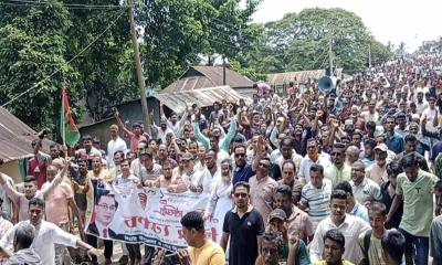 দিরাই-শাল্লায় নাছির চৌধুরীর বিকল্প নেই— প্রতিষ্ঠাবার্ষিকীর র‌্যালি জনসমুদ্র