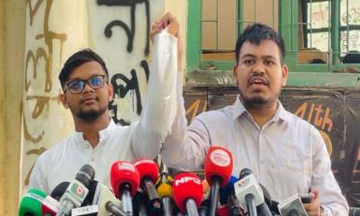 ডাকসুতে বাকেরকে সমর্থন জানিয়ে সরে দাঁড়ালেন মাহিন