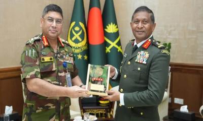 সেনাপ্রধানের সঙ্গে মালদ্বীপের চিফ অব ডিফেন্স ফোর্সের সৌজন্য সাক্ষাৎ