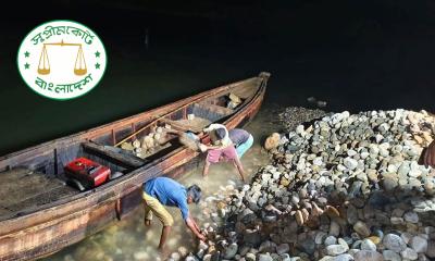 লুট হওয়া পাথর আগের জায়গায় ফেলতে হবে