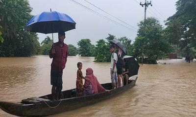দীঘিনালায় আবারও নিম্নাঞ্চল প্লাবিত, লংগদুর সঙ্গে সড়ক যোগাযোগ বিচ্ছিন্ন